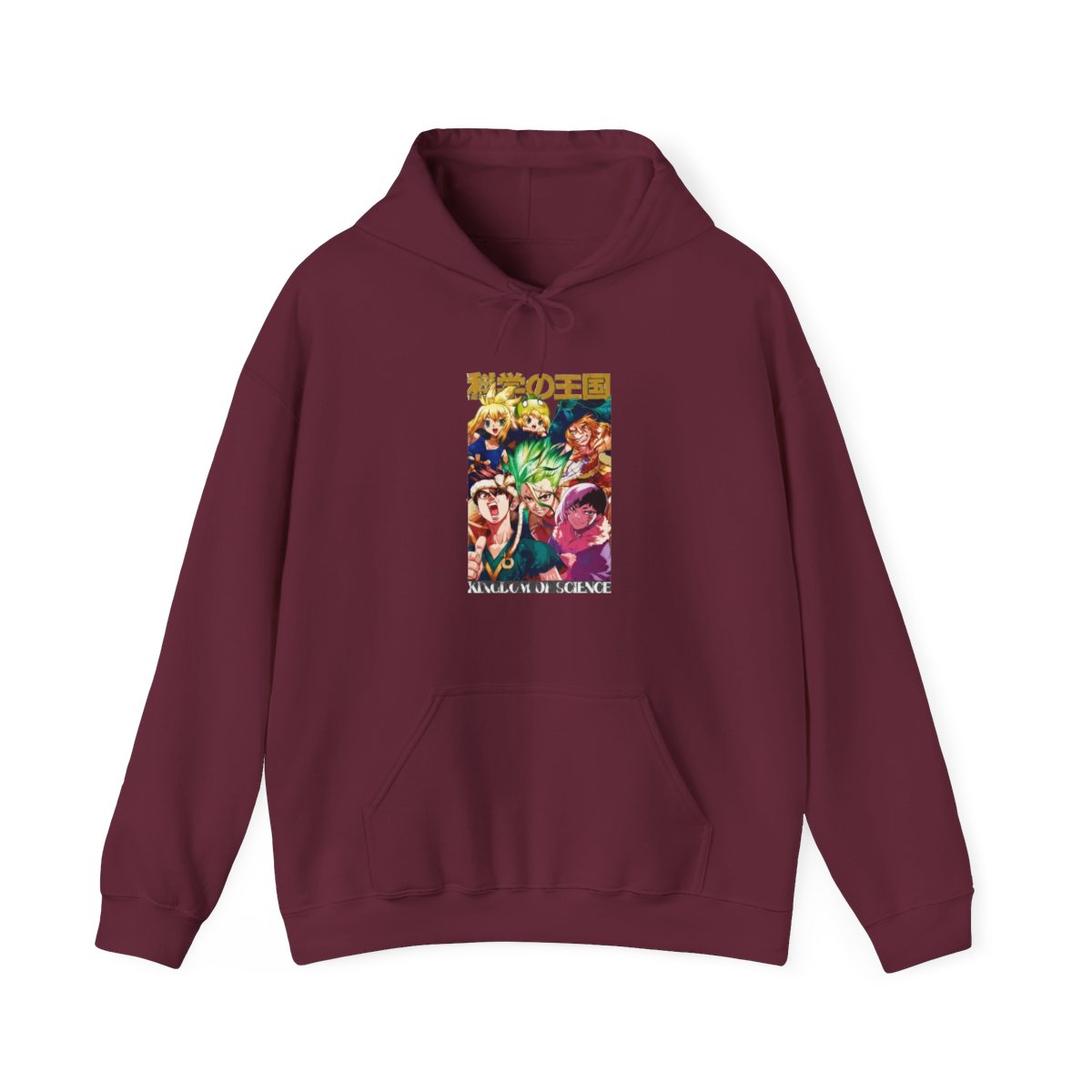 Kingdom of Science Dr. Stone Streetwear Hoodie - alternate angle 2, merchandise