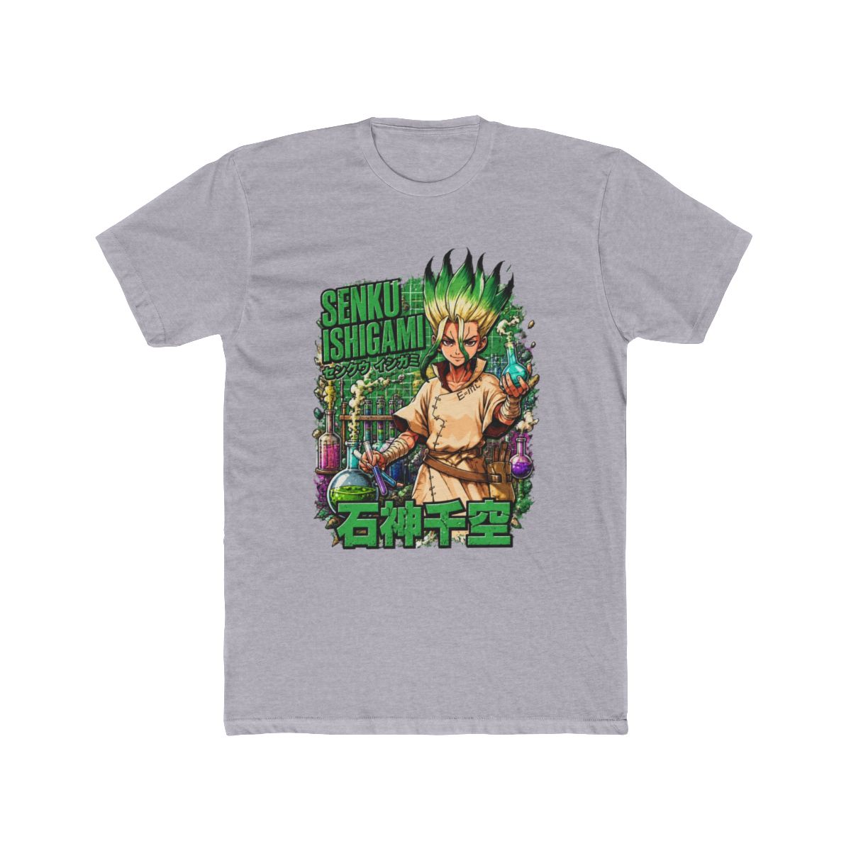 Senku Ishigami Dr. Stone Streetwear T Shirt - alternate angle 2, merchandise