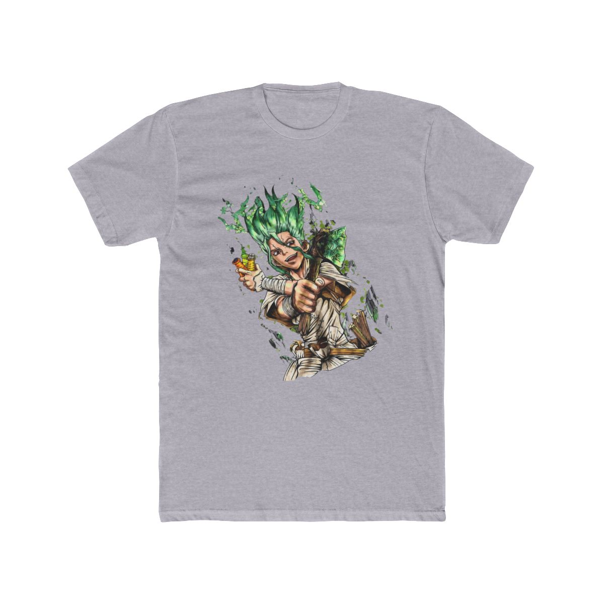 Dr Stone T Shirt Senku Ishigami Tshirt Ryusui Tee Asagiri Seiyuu Anime Shirt | Dr. Stone - alternate angle 5, merchandise